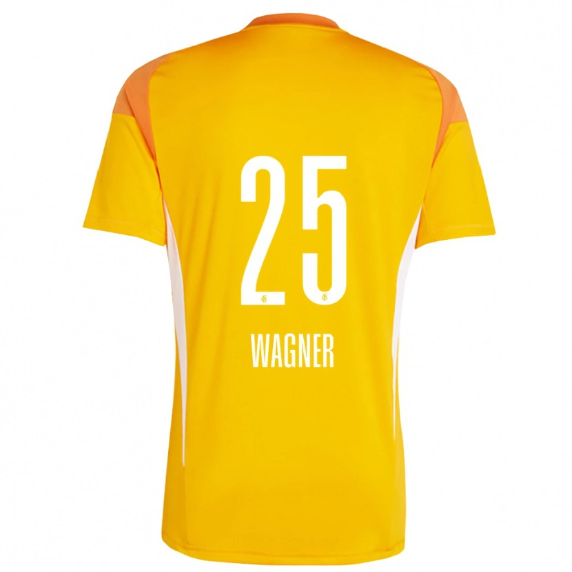 Danxen Bambino Allison Wagner #25 Maglia Gara Portiere Giallo Arancio 2025/26 Maglietta
