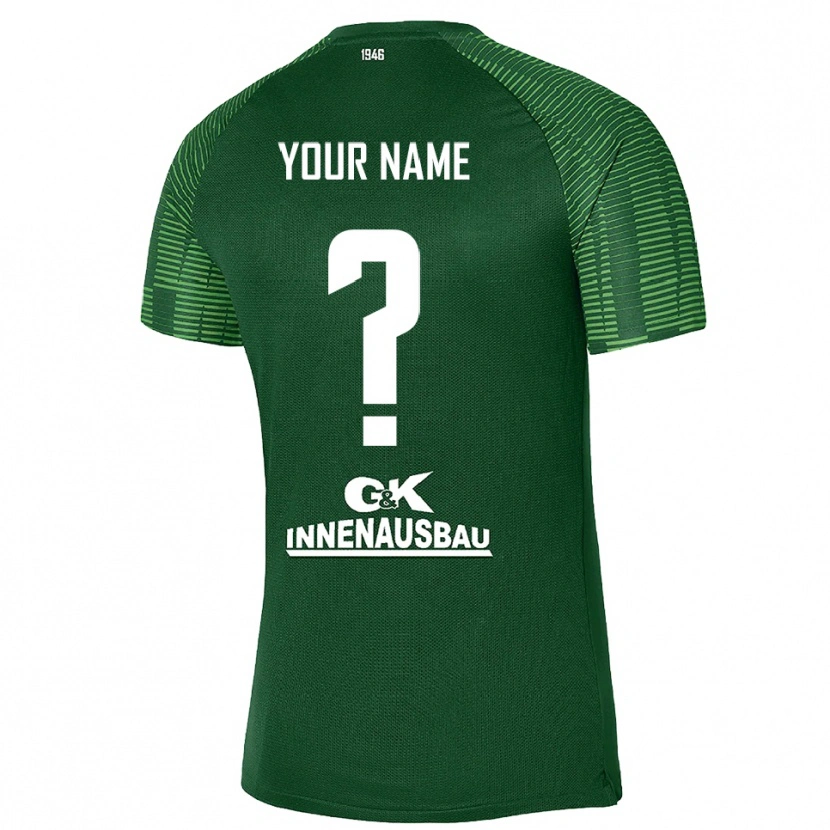Danxen Bambino Erzgebirge Aue Maglia Gara Portiere Verde Scuro Nero 2025/26 Maglietta
