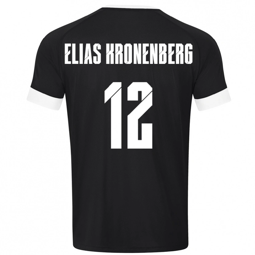 Danxen Bambino Sebastian Elias Kronenberg #12 Maglia Gara Portiere Bianco Nero 2025/26 Maglietta