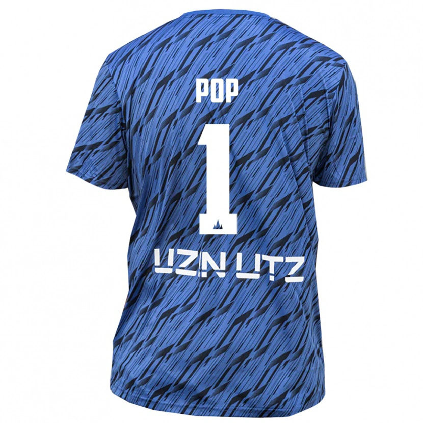 Danxen Bambino Nico Pop #1 Maglia Gara Portiere Bianco Blu Reale 2025/26 Maglietta