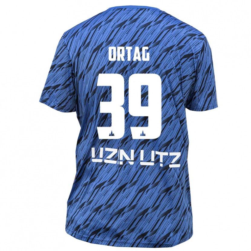 Danxen Bambino Christian Ortag #39 Maglia Gara Portiere Bianco Blu Reale 2025/26 Maglietta