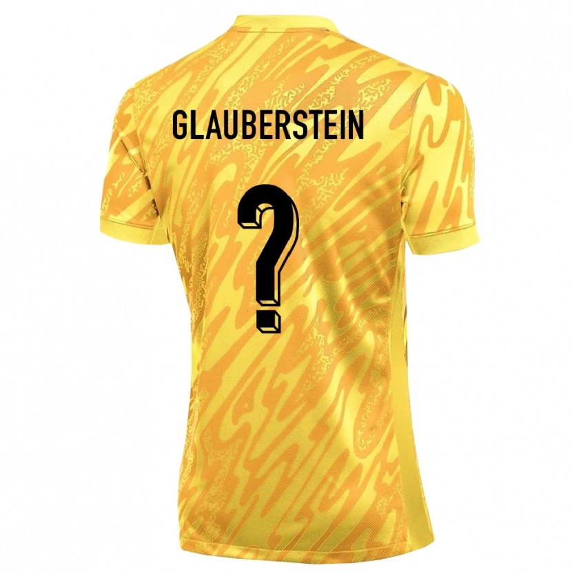 Danxen Bambino Jonas Glauberstein #0 Maglia Gara Portiere Arancio Giallo 2025/26 Maglietta