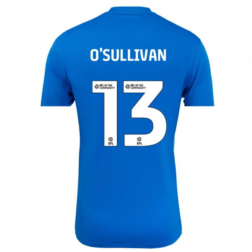 Danxen Bambino William O'Sullivan #13 Maglia Gara Portiere Blu Bianco 2025/26 Maglietta