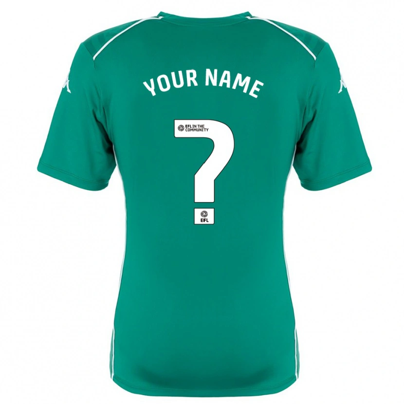 Danxen Bambino Hull City AFC Maglia Gara Portiere Verde Bianco 2025/26 Maglietta