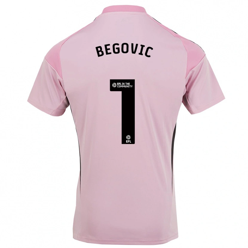 Danxen Bambino Asmir Begovic #1 Maglia Gara Portiere Rosa Ciliegio 2025/26 Maglietta