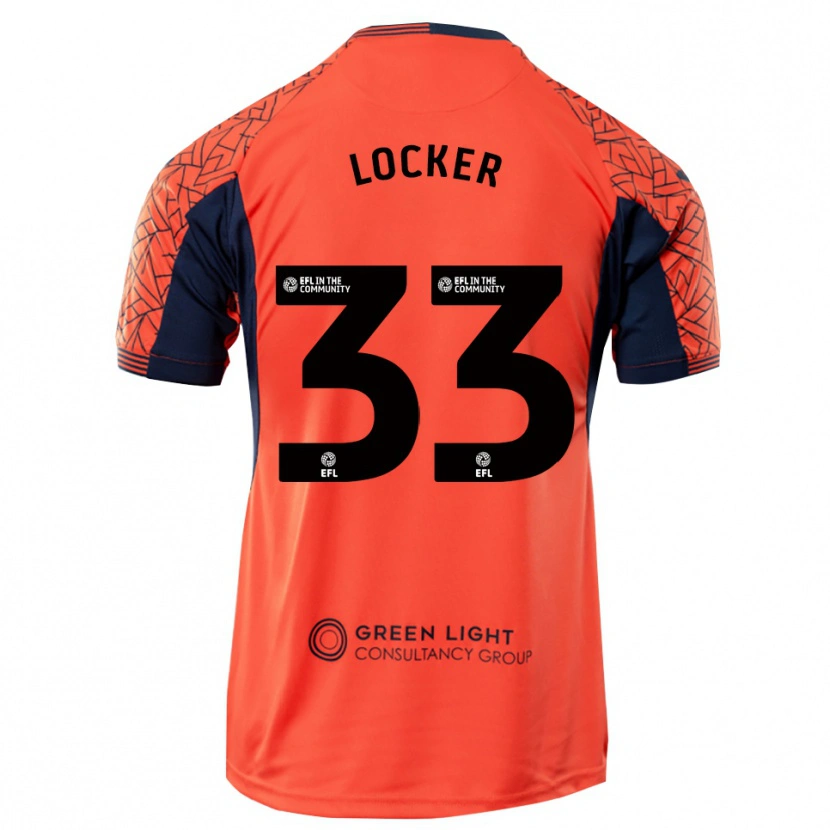 Danxen Bambino Amber Locker #33 Maglia Gara Portiere Nero Arancio 2025/26 Maglietta