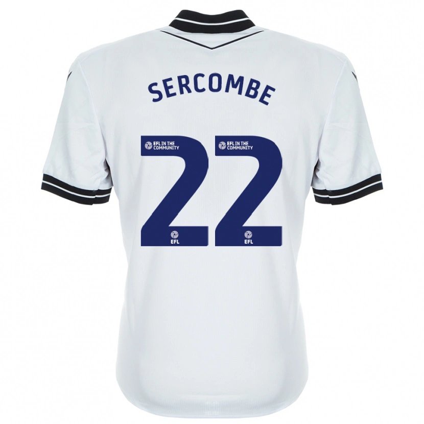 Danxen Bambino Paris Sercombe #22 Maglia Gara Portiere Bianco Blu Reale 2025/26 Maglietta