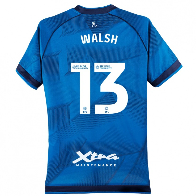 Danxen Bambino Joe Walsh #13 Maglia Gara Portiere Blu Bianco 2025/26 Maglietta