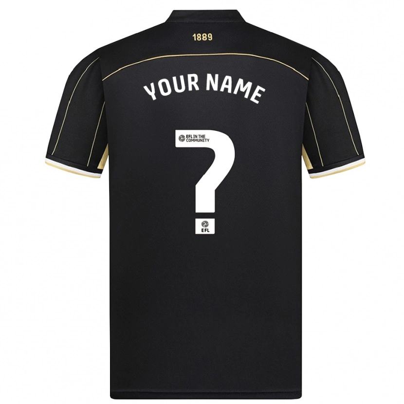 Danxen Bambino Sheffield United Maglia Gara Portiere Marrone Nero 2025/26 Maglietta