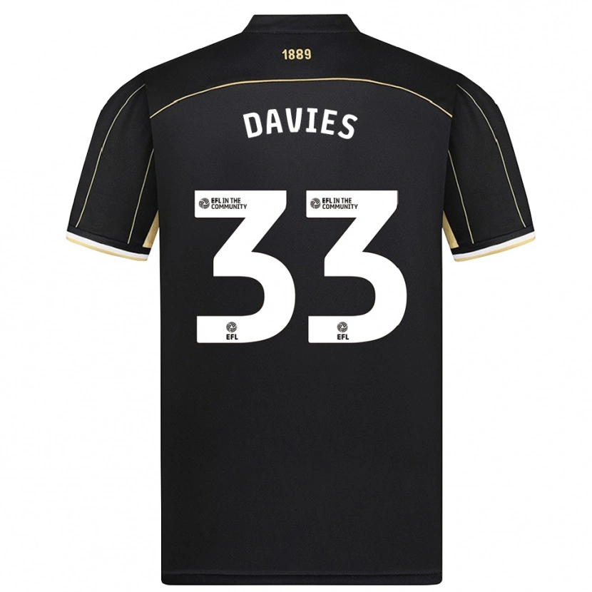 Danxen Bambino Bethan Davies #33 Maglia Gara Portiere Marrone Nero 2025/26 Maglietta
