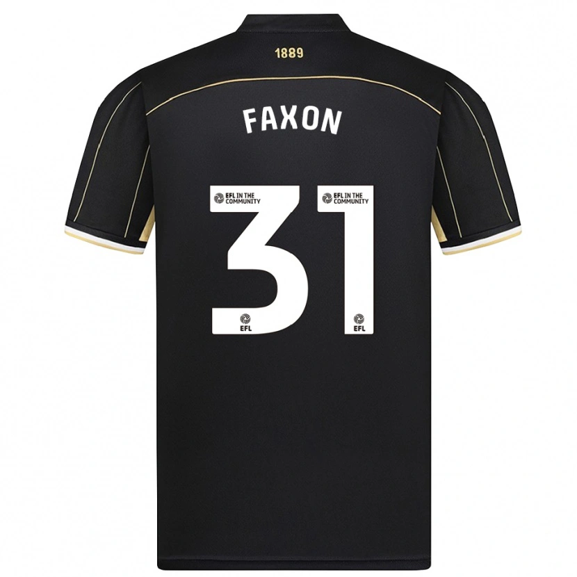 Danxen Bambino Luke Faxon #31 Maglia Gara Portiere Marrone Nero 2025/26 Maglietta