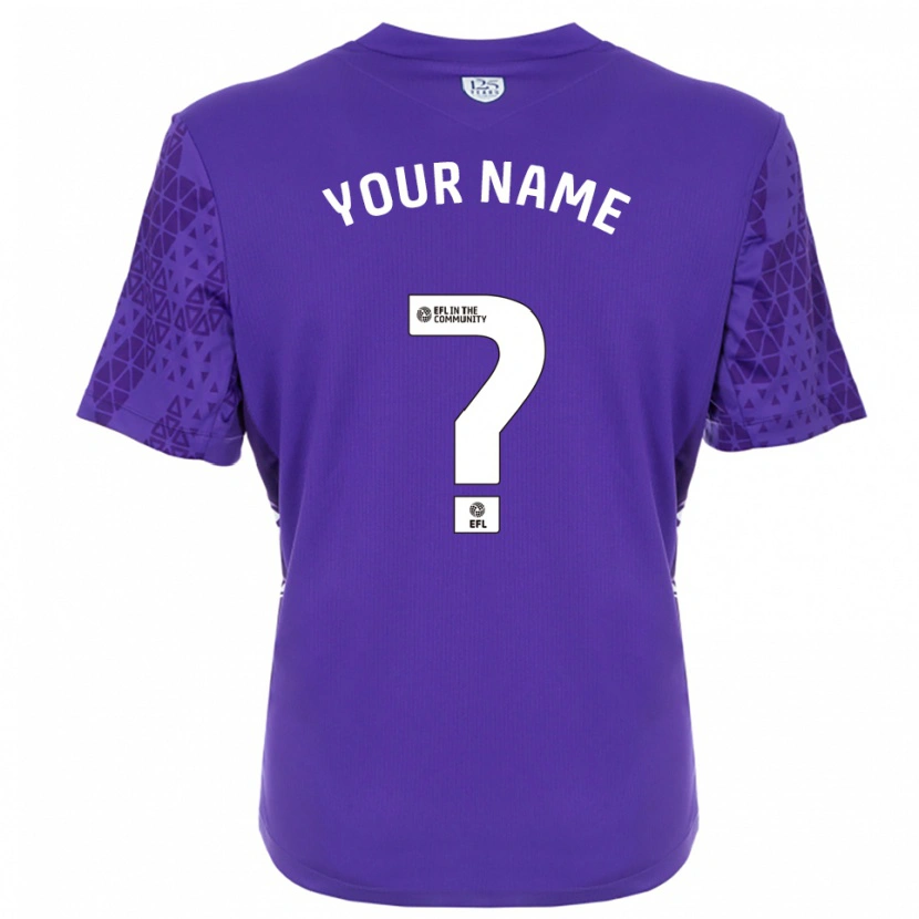 Danxen Bambino West Bromwich Albion Maglia Gara Portiere Viola Bianco 2025/26 Maglietta