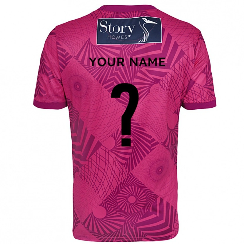 Danxen Bambino Carlisle United Maglia Gara Portiere Viola Magenta 2025/26 Maglietta