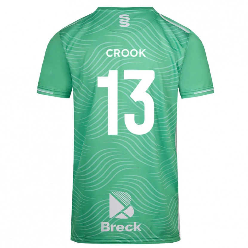 Danxen Bambino Millie Crook #13 Maglia Gara Portiere Verde Turchese 2025/26 Maglietta