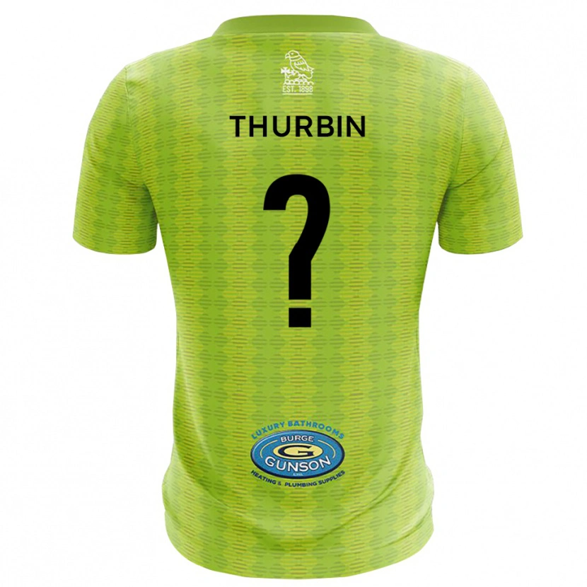 Danxen Bambino Johnny Thurbin #0 Maglia Gara Portiere Verde Prato 2025/26 Maglietta