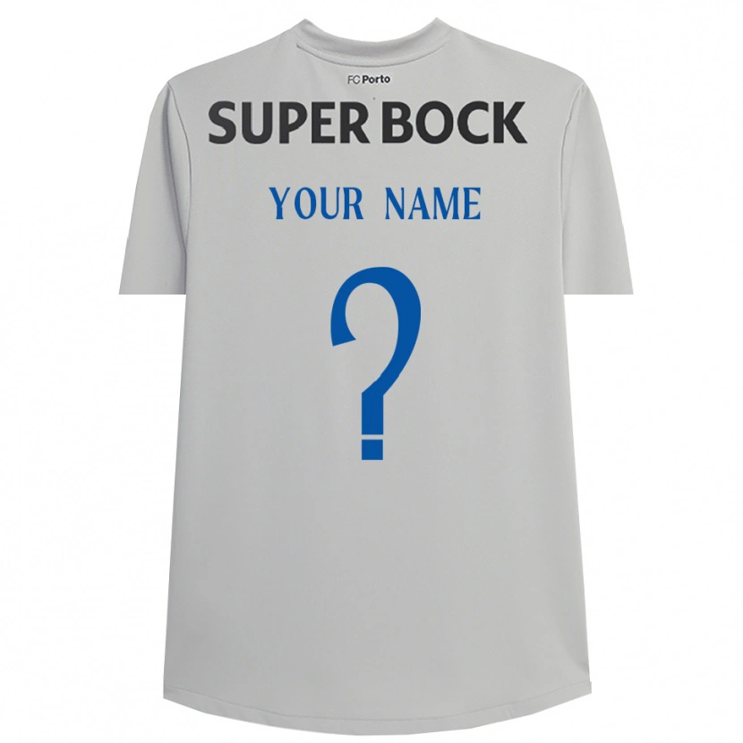 Danxen Bambino FC Porto Maglia Gara Portiere Grigio Chiaro Nero 2025/26 Maglietta