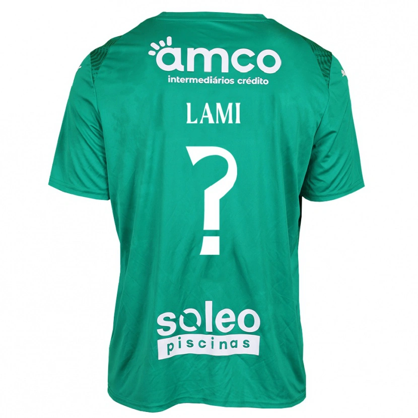 Danxen Bambino Dário Lami #0 Maglia Gara Portiere Verde Bianco 2025/26 Maglietta