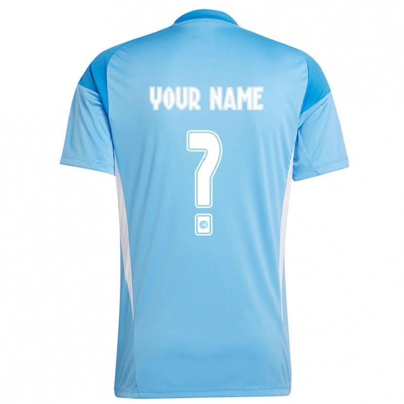 Danxen Bambino Ajax Maglia Gara Portiere Blu Chiaro Bianco 2025/26 Maglietta