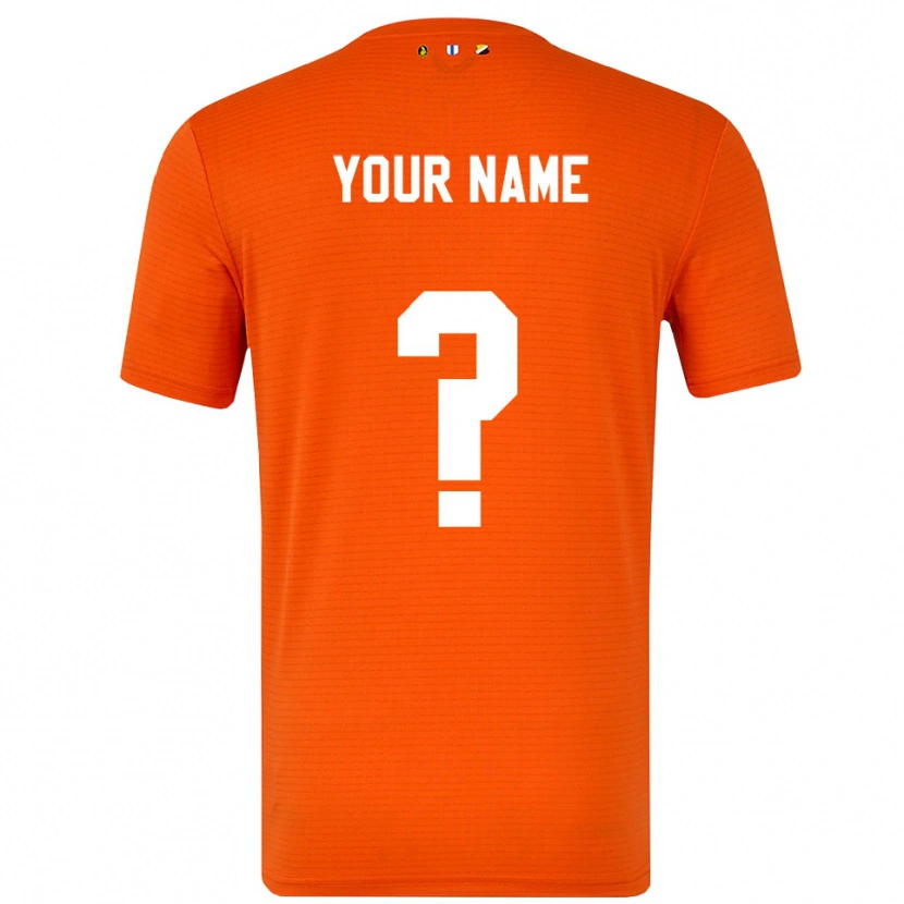 Danxen Bambino FC Utrecht Maglia Gara Portiere Arancio Nero 2025/26 Maglietta