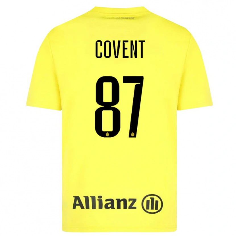 Danxen Bambino Jorijn Covent #87 Maglia Gara Portiere Giallo Nero 2025/26 Maglietta