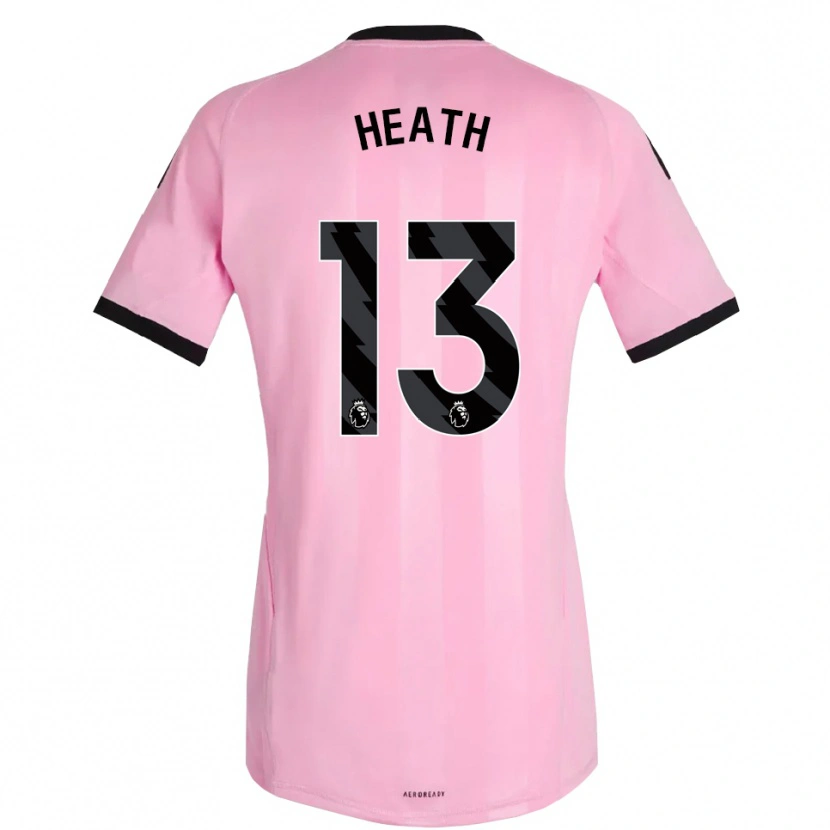 Danxen Bambino Fred Heath #13 Maglia Gara Portiere Rosa Nero 2025/26 Maglietta
