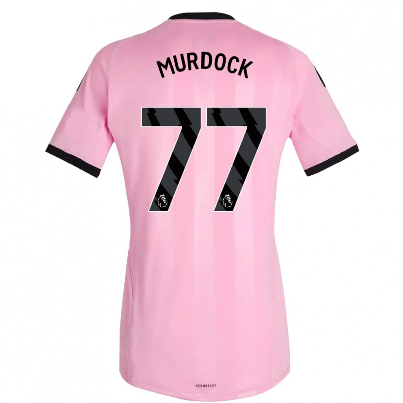 Danxen Bambino Will Murdock #77 Maglia Gara Portiere Rosa Nero 2025/26 Maglietta