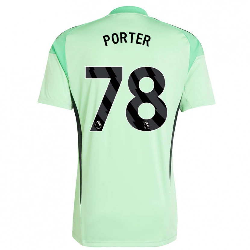 Danxen Bambino Jack Porter #78 Maglia Gara Portiere Verde Chiaro Nero 2025/26 Maglietta
