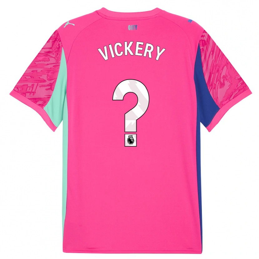 Danxen Bambino Ben Vickery #0 Maglia Gara Portiere Rosa Chiaro 2025/26 Maglietta