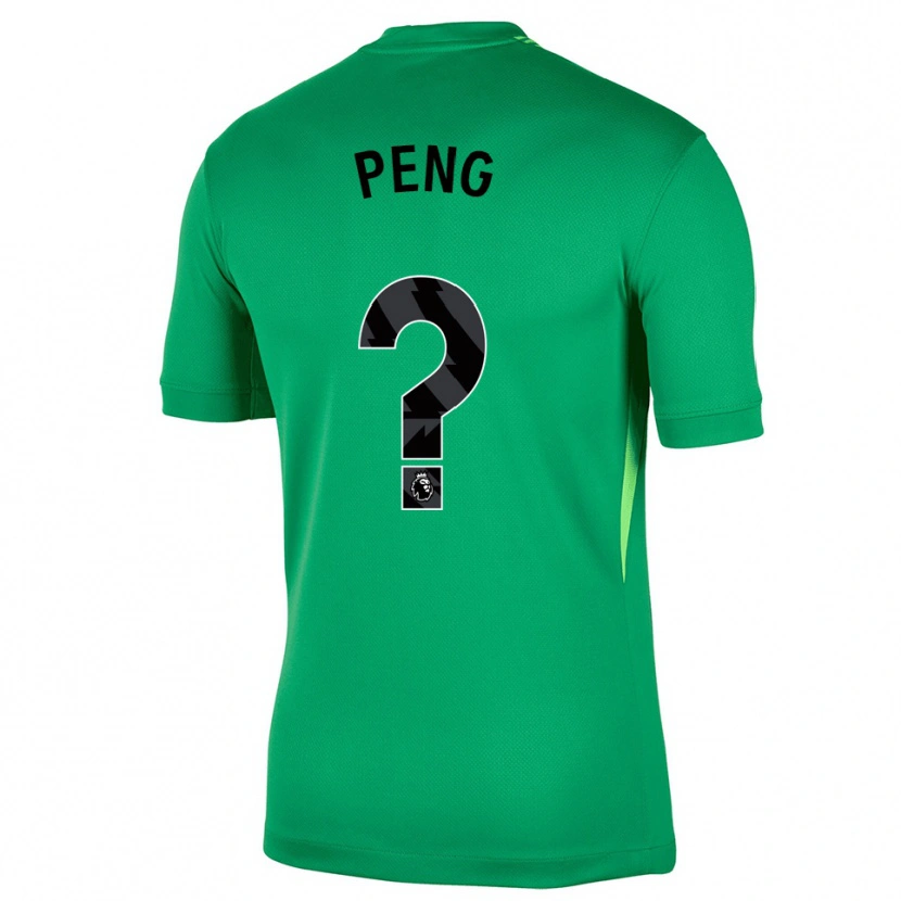Danxen Bambino Livia Peng #0 Maglia Gara Portiere Verde Nero 2025/26 Maglietta