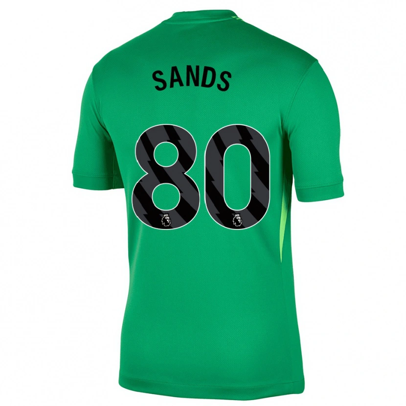 Danxen Bambino Hudson Sands #80 Maglia Gara Portiere Verde Nero 2025/26 Maglietta