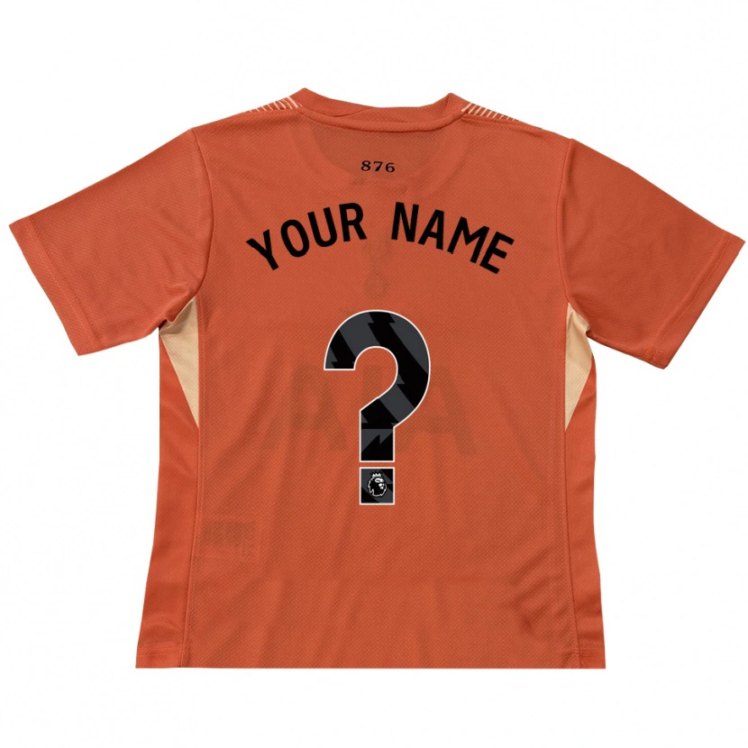 Danxen Bambino Tottenham Hotspur Maglia Gara Portiere Arancio Nero 2025/26 Maglietta