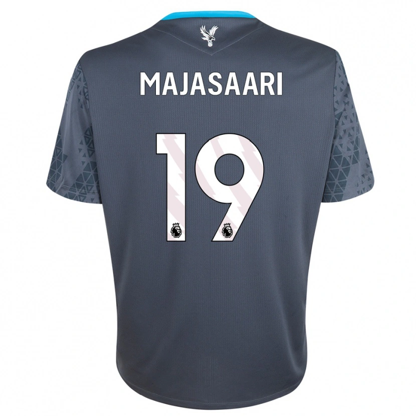 Danxen Bambino Milla-Maj Majasaari #19 Maglia Gara Portiere Grigio Scuro Bianco 2025/26 Maglietta