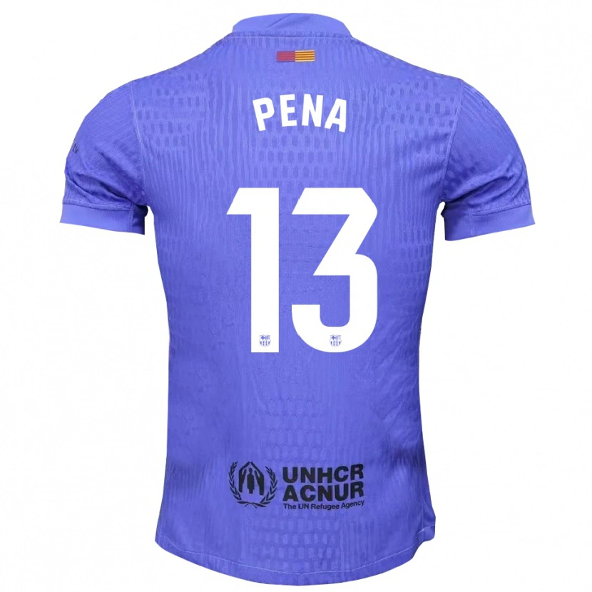 Danxen Bambino Iñaki Peña #13 Maglia Gara Portiere Blu Nero 2025/26 Maglietta