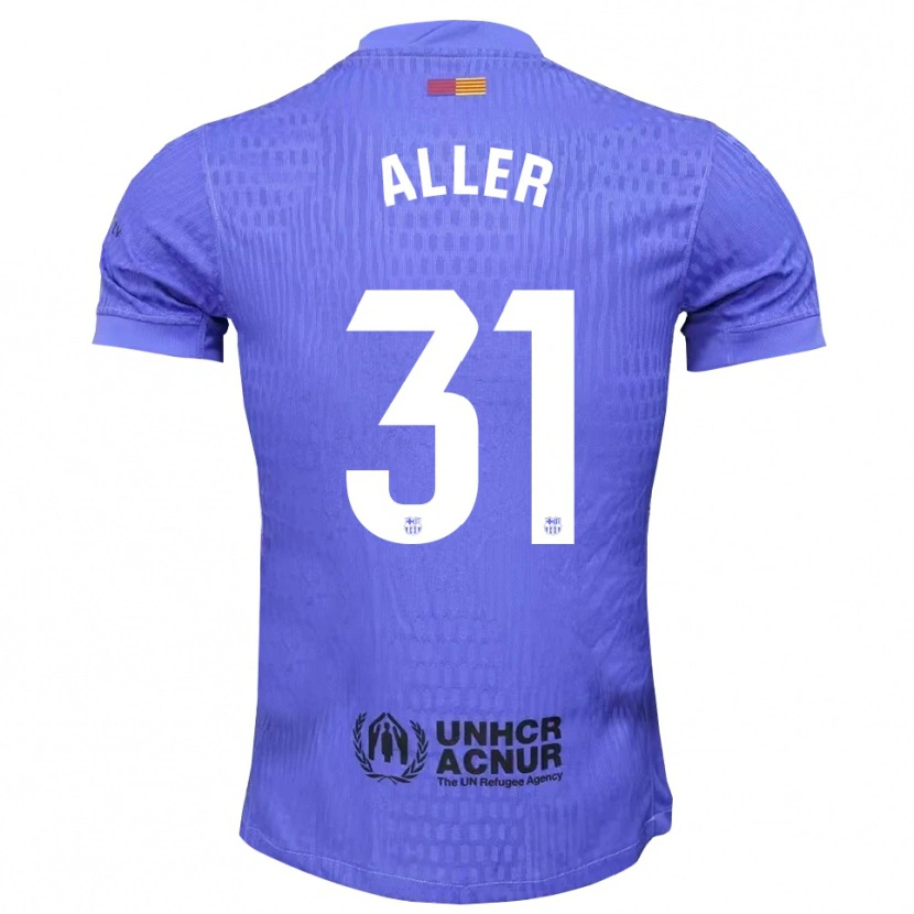 Danxen Bambino Eder Aller #31 Maglia Gara Portiere Blu Nero 2025/26 Maglietta
