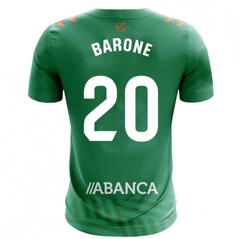Danxen Bambino Caio Barone #20 Maglia Gara Portiere Verde Bianco 2025/26 Maglietta