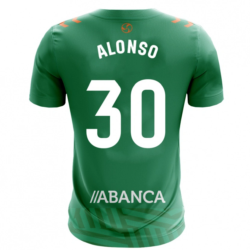 Danxen Bambino Adriana Alonso #30 Maglia Gara Portiere Verde Bianco 2025/26 Maglietta