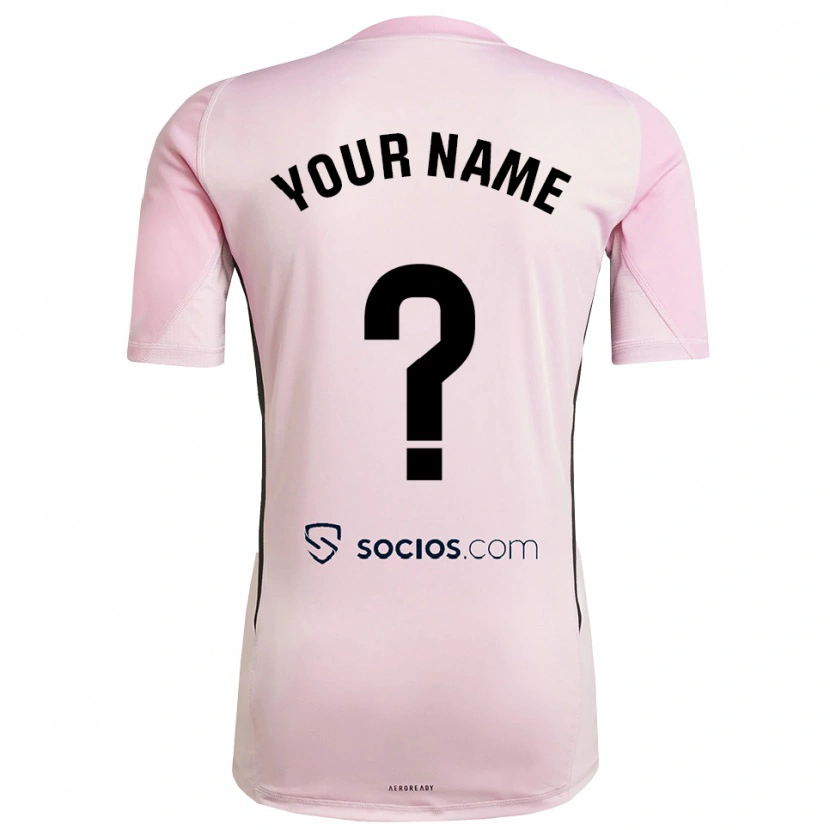Danxen Bambino Sevilla FC Maglia Gara Portiere Rosa Nero 2025/26 Maglietta