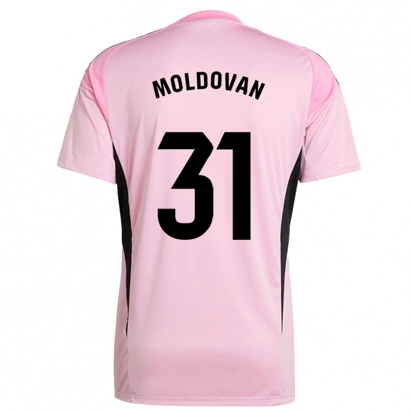 Danxen Bambino Horațiu Moldovan #31 Maglia Gara Portiere Rosa Nero 2025/26 Maglietta
