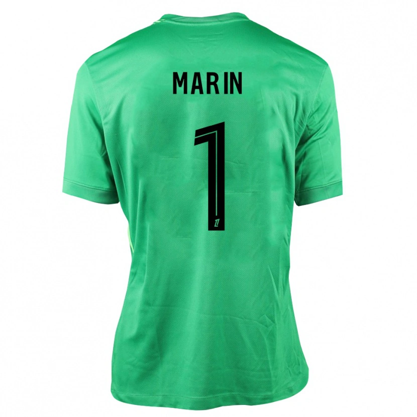 Danxen Bambino Renato Marin #1 Maglia Gara Portiere Verde Nero 2025/26 Maglietta