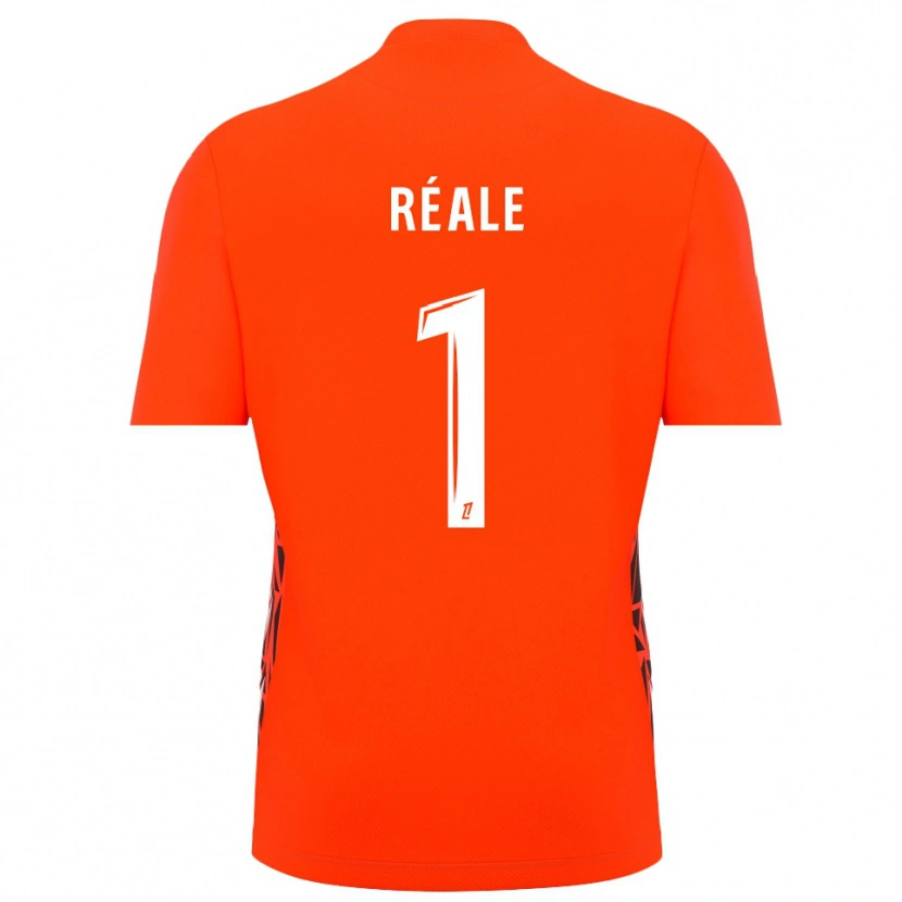 Danxen Bambino Pierre Réale #1 Maglia Gara Portiere Bianco Arancio 2025/26 Maglietta