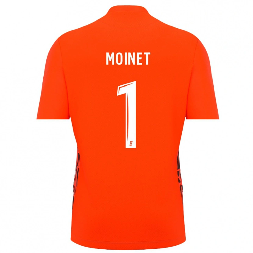 Danxen Bambino Victor Moinet #1 Maglia Gara Portiere Bianco Arancio 2025/26 Maglietta