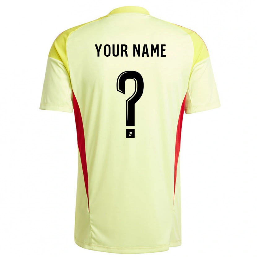 Danxen Bambino Paris FC Maglia Gara Portiere Giallo Chiaro Nero 2025/26 Maglietta