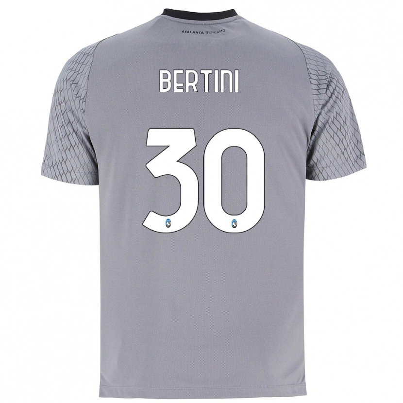 Danxen Bambino Tommaso Bertini #30 Maglia Gara Portiere Grigio Blu Rosso 2025/26 Maglietta