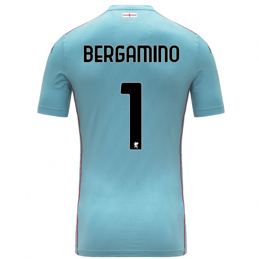 Danxen Bambino Giovanni Bergamino #1 Maglia Gara Portiere Blu Grigio 2025/26 Maglietta