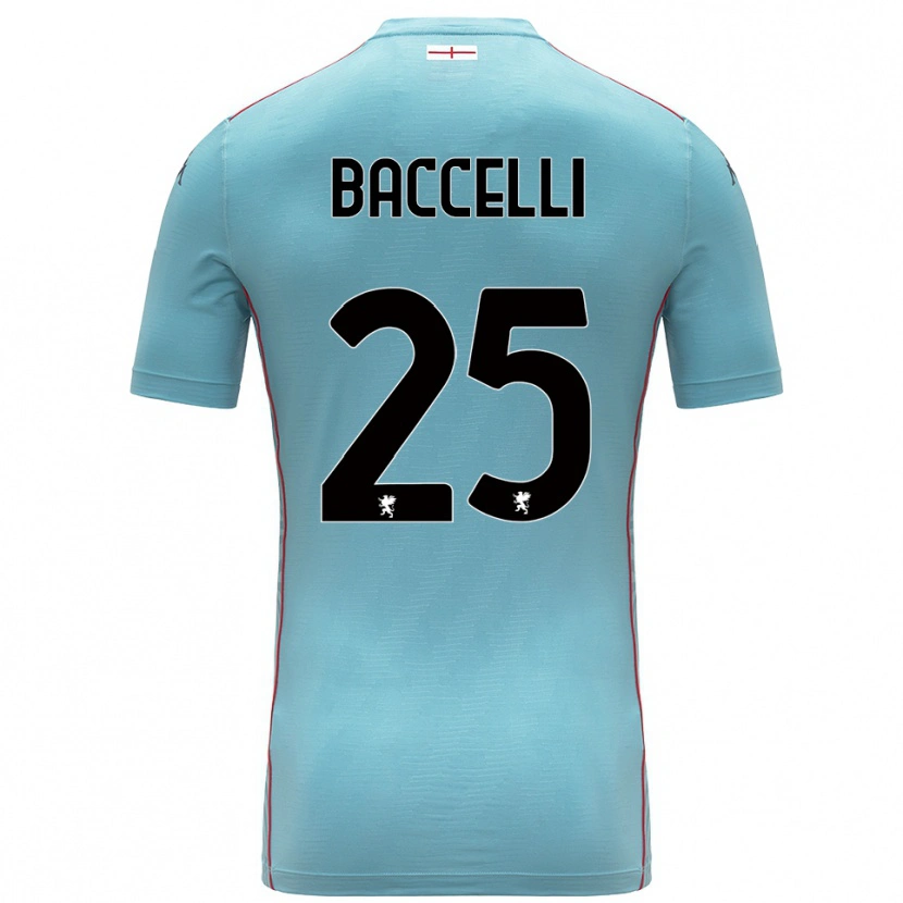 Danxen Bambino Pietro Baccelli #25 Maglia Gara Portiere Blu Grigio 2025/26 Maglietta