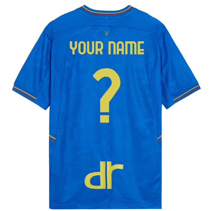 Danxen Bambino US Lecce Maglia Gara Portiere Blu Reale Marrone 2025/26 Maglietta