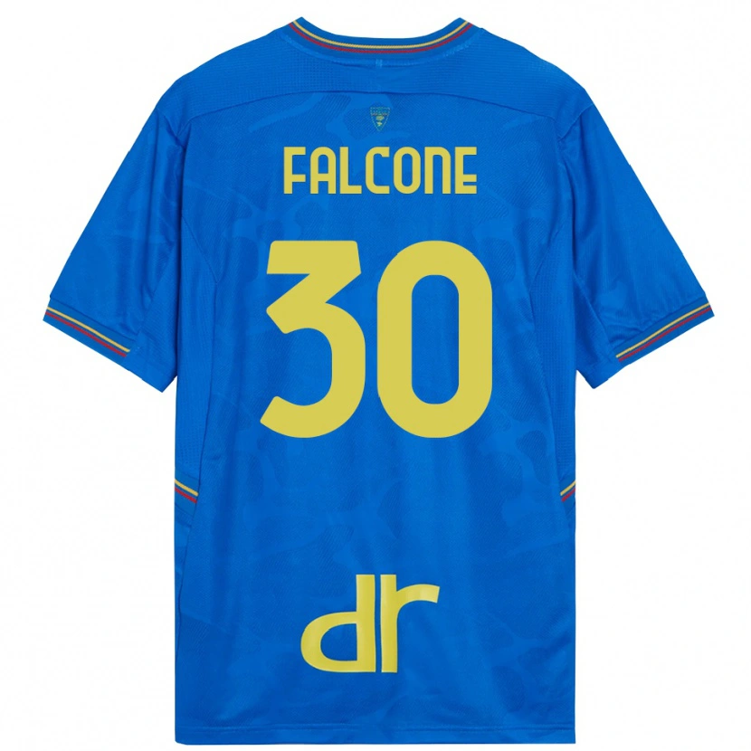 Danxen Bambino Wladimiro Falcone #30 Maglia Gara Portiere Blu Reale Marrone 2025/26 Maglietta