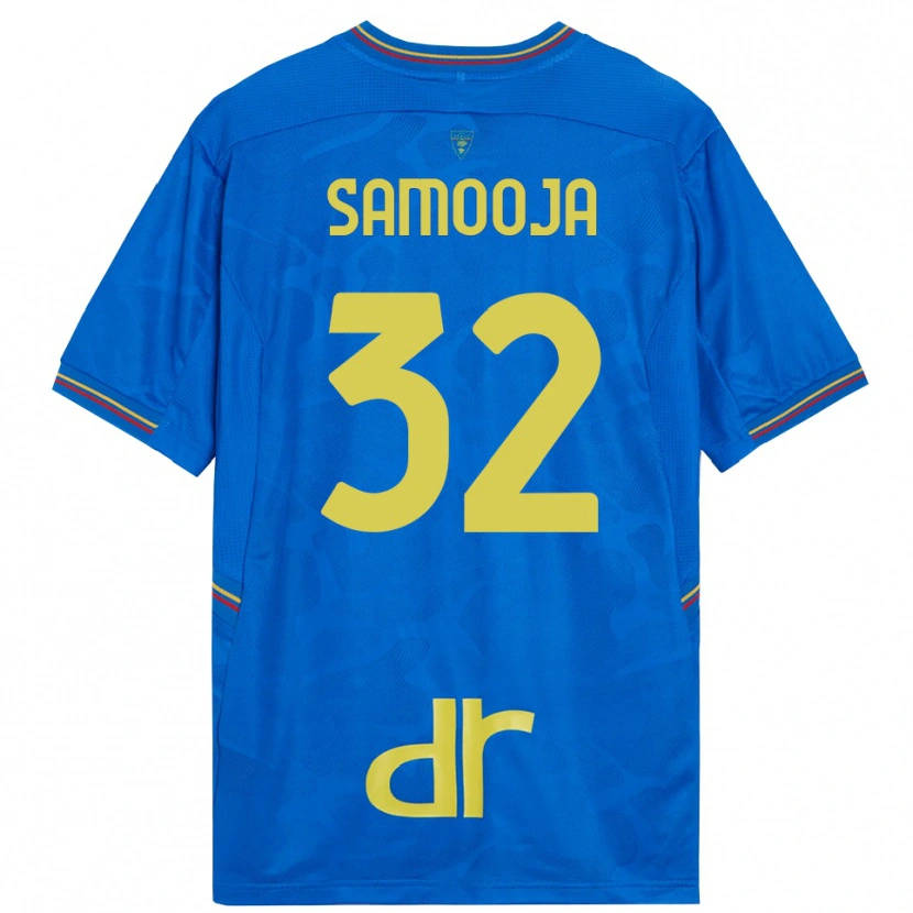 Danxen Bambino Jasper Samooja #32 Maglia Gara Portiere Blu Reale Marrone 2025/26 Maglietta