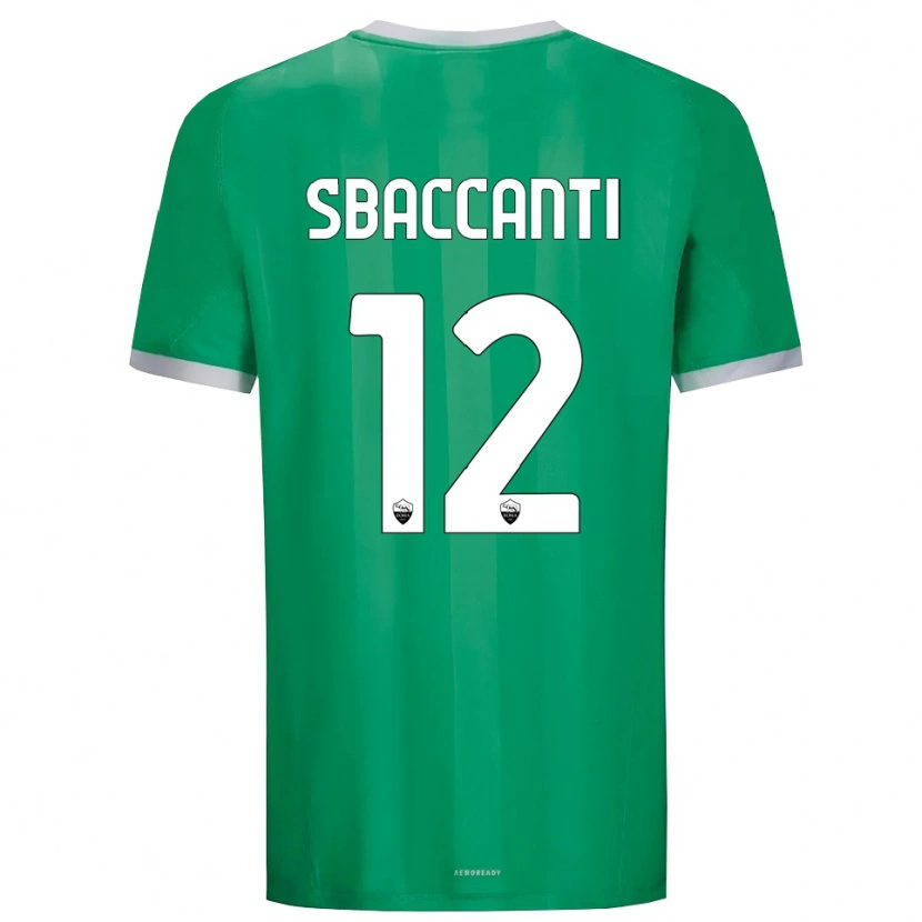 Danxen Bambino Christian Sbaccanti #12 Maglia Gara Portiere Verde Bianco 2025/26 Maglietta