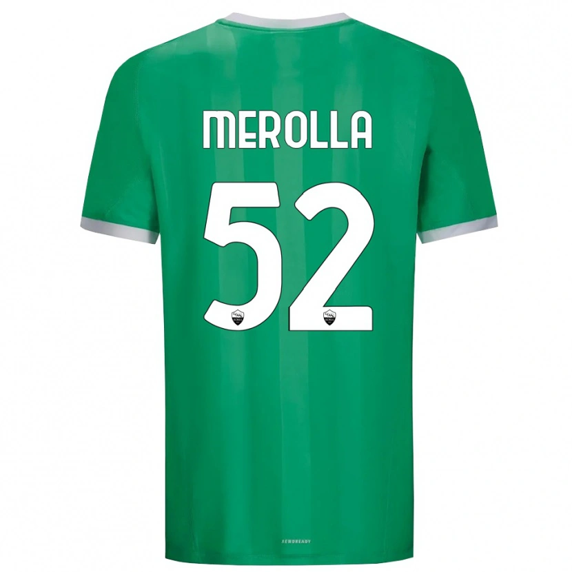 Danxen Bambino Liliana Merolla #52 Maglia Gara Portiere Verde Bianco 2025/26 Maglietta